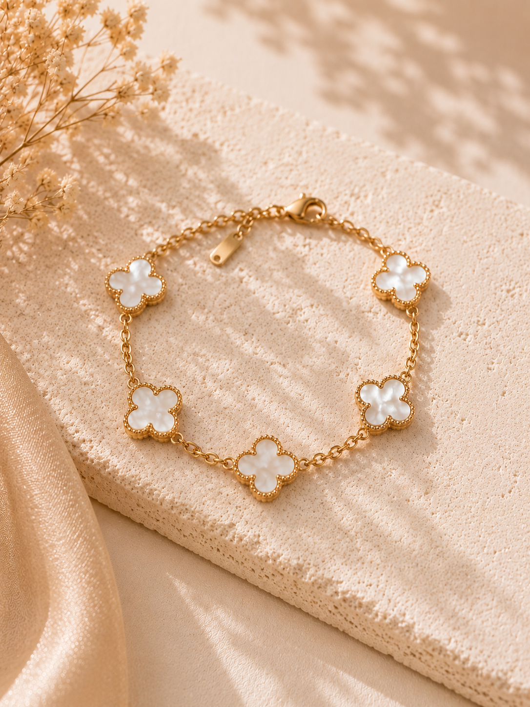 White Clover Bracelet