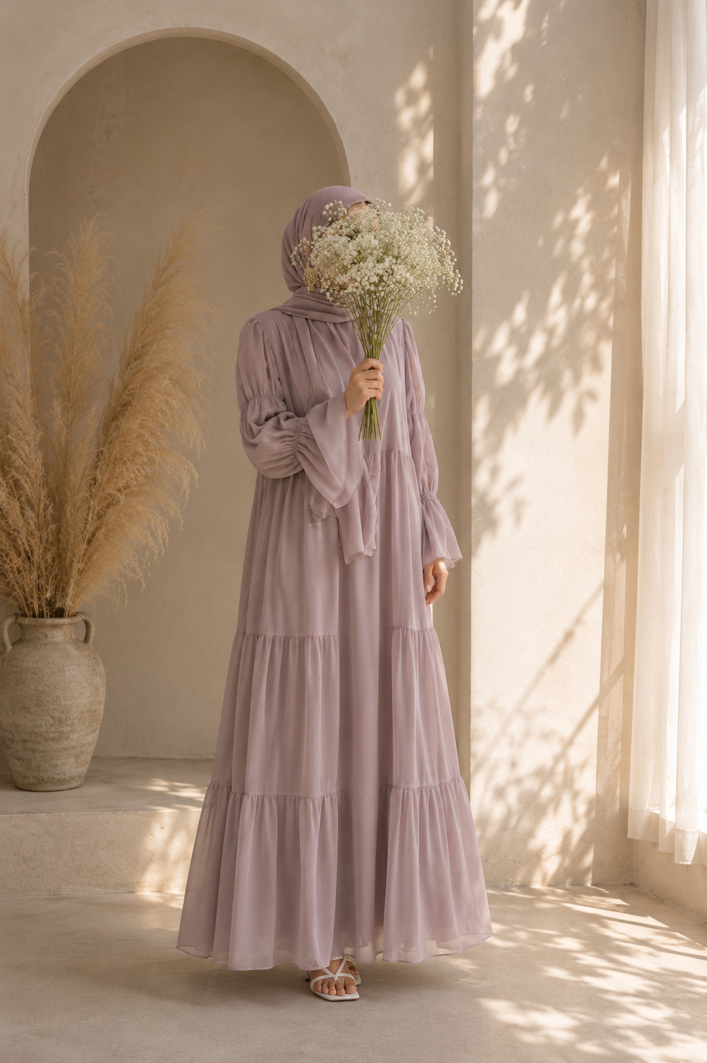 Layla Tiered Abaya