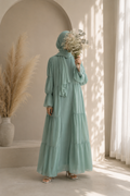 Layla Tiered Abaya