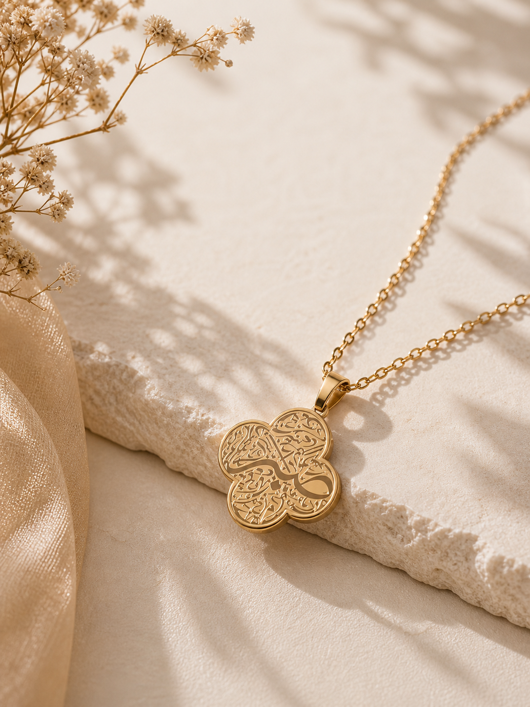 “Sabr” Clover Necklace