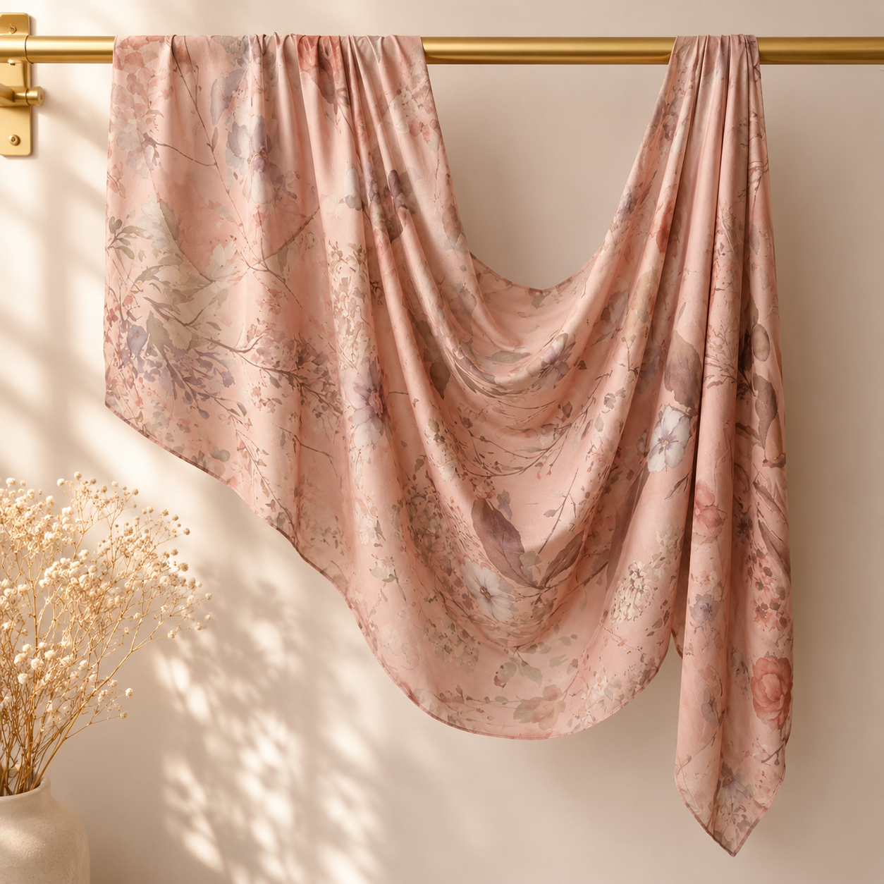 Rose Whisper Printed Modal Hijab